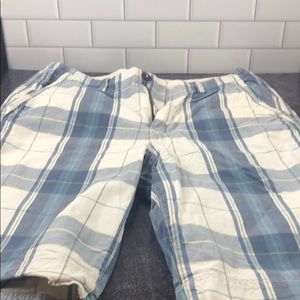 American eagle cargo blue shorts. Waist 30